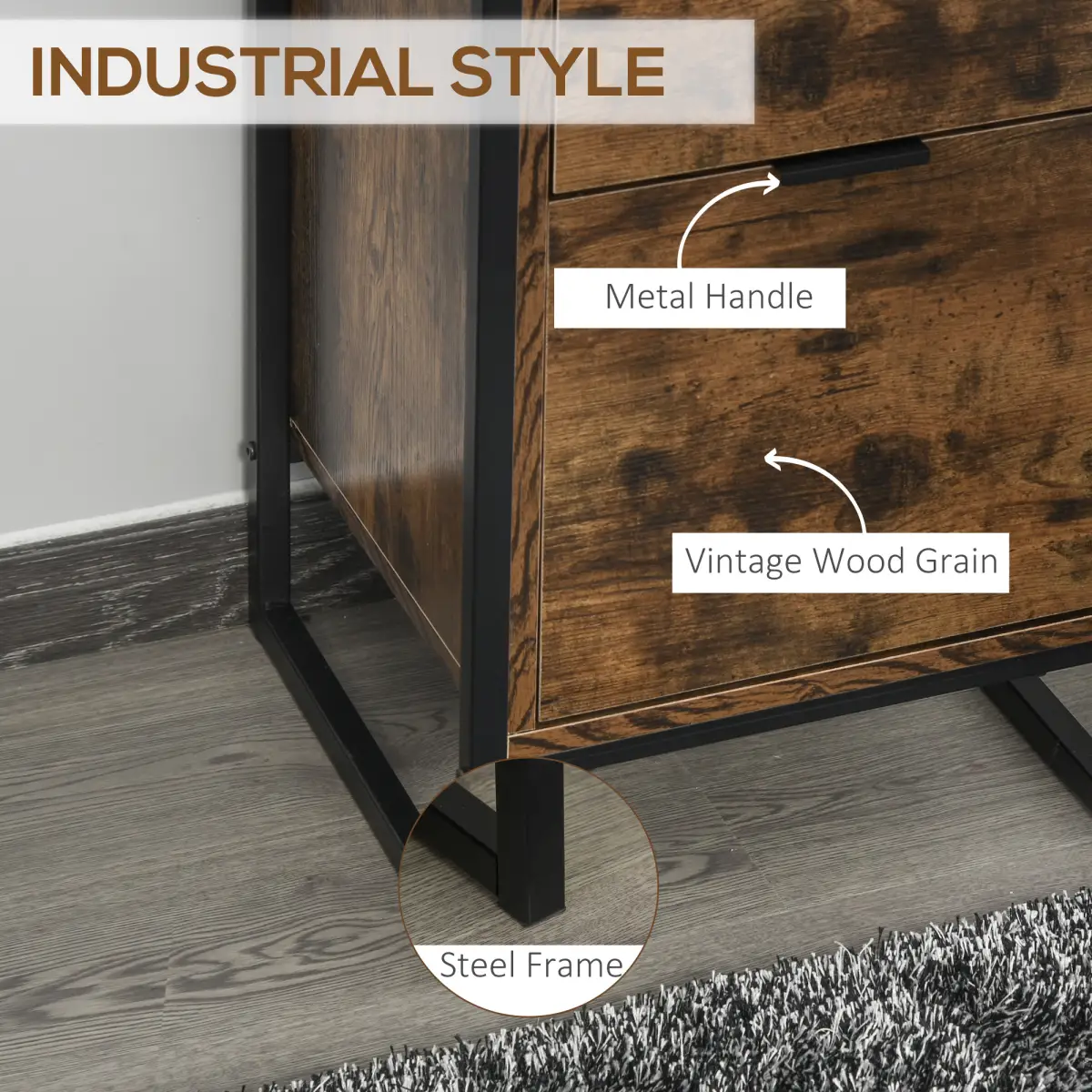 N/A Bedside Tables - Bedside Table