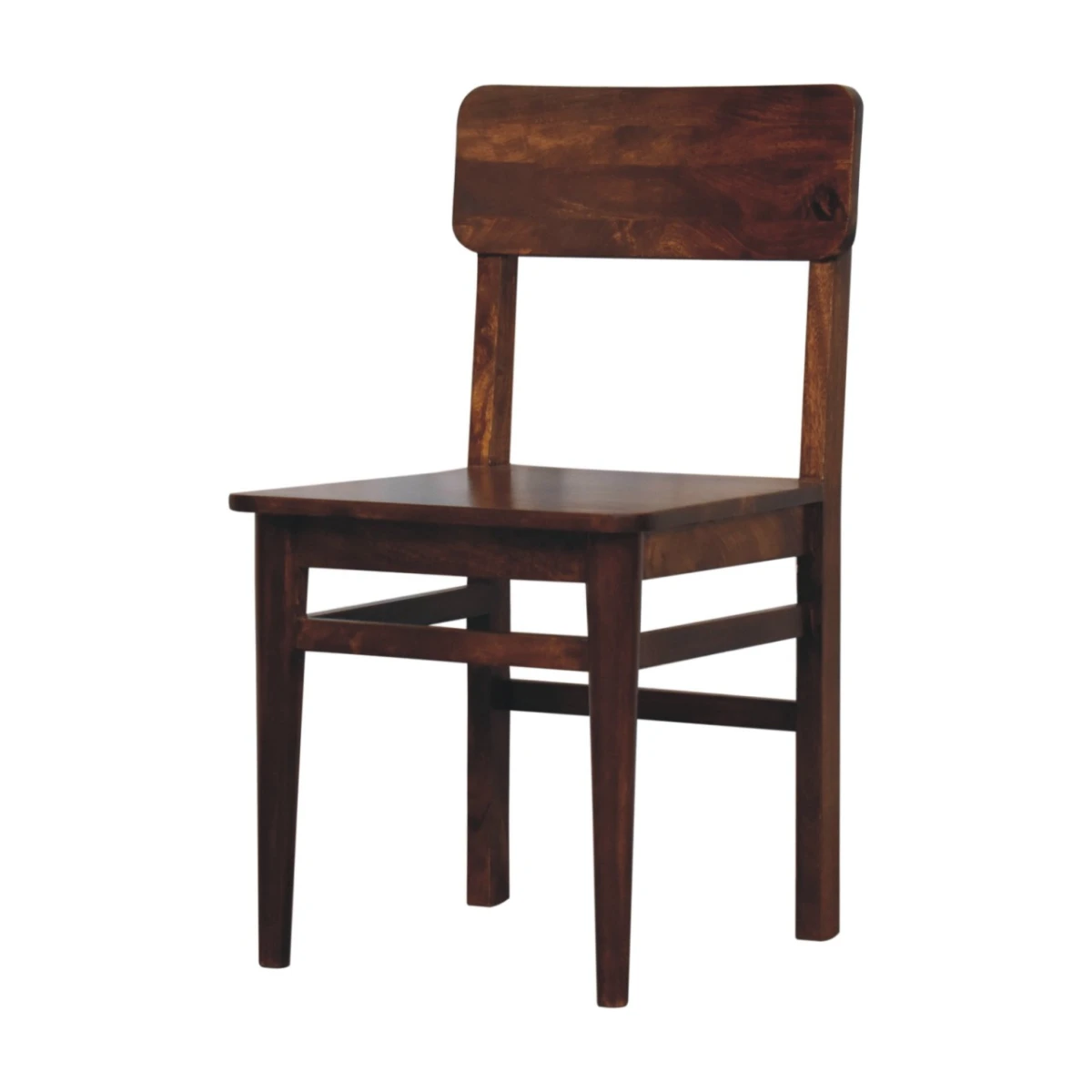 Artisan Mango Wood Dining Chair Dimensions Standard Chestnut Finish For Dining Rooms by Artisan Furniture