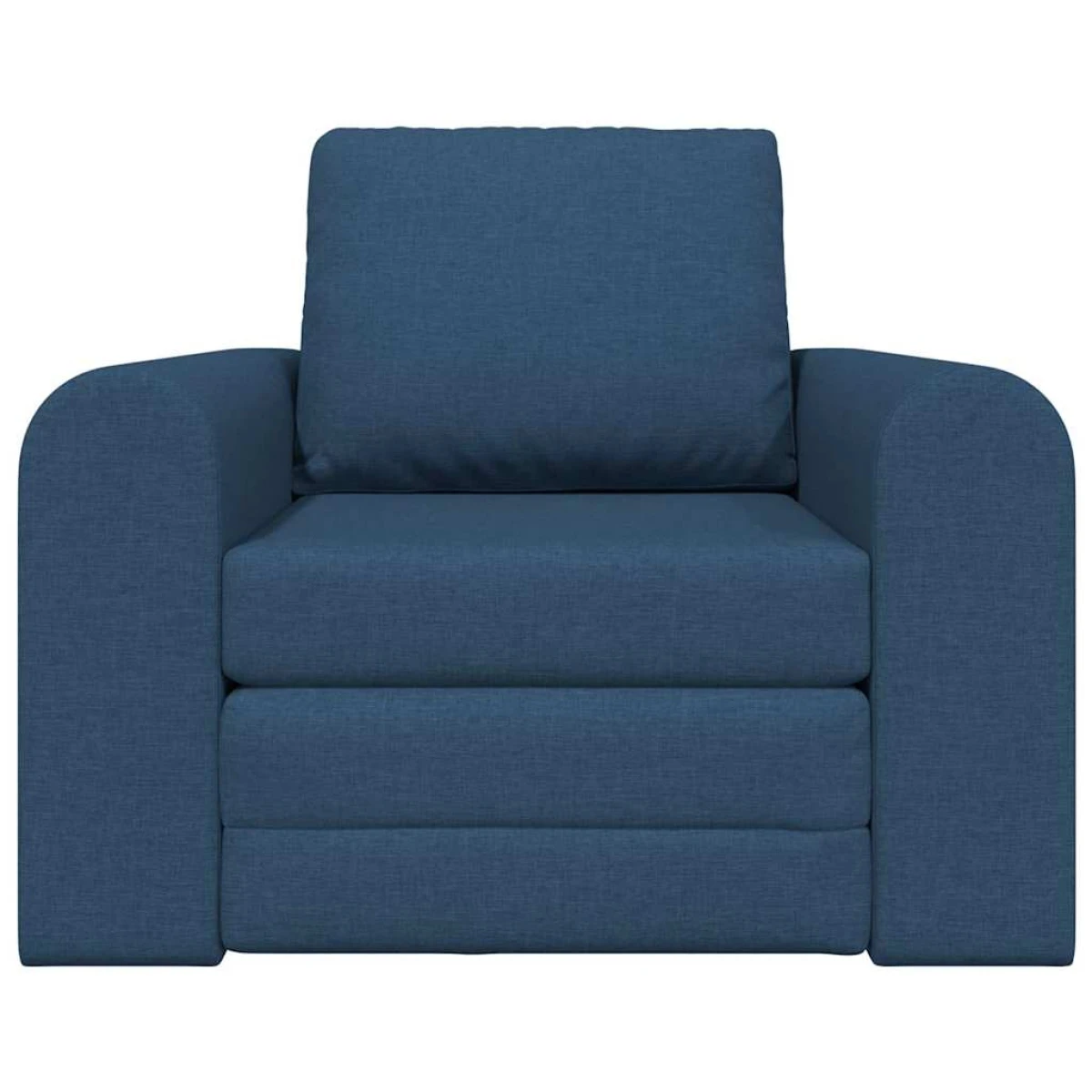 vidaXL VidaXL Sofa Bed 98x71x83 cm Blue Fabric Reading Armchair For Small Living Rooms And Lounges - Sofa