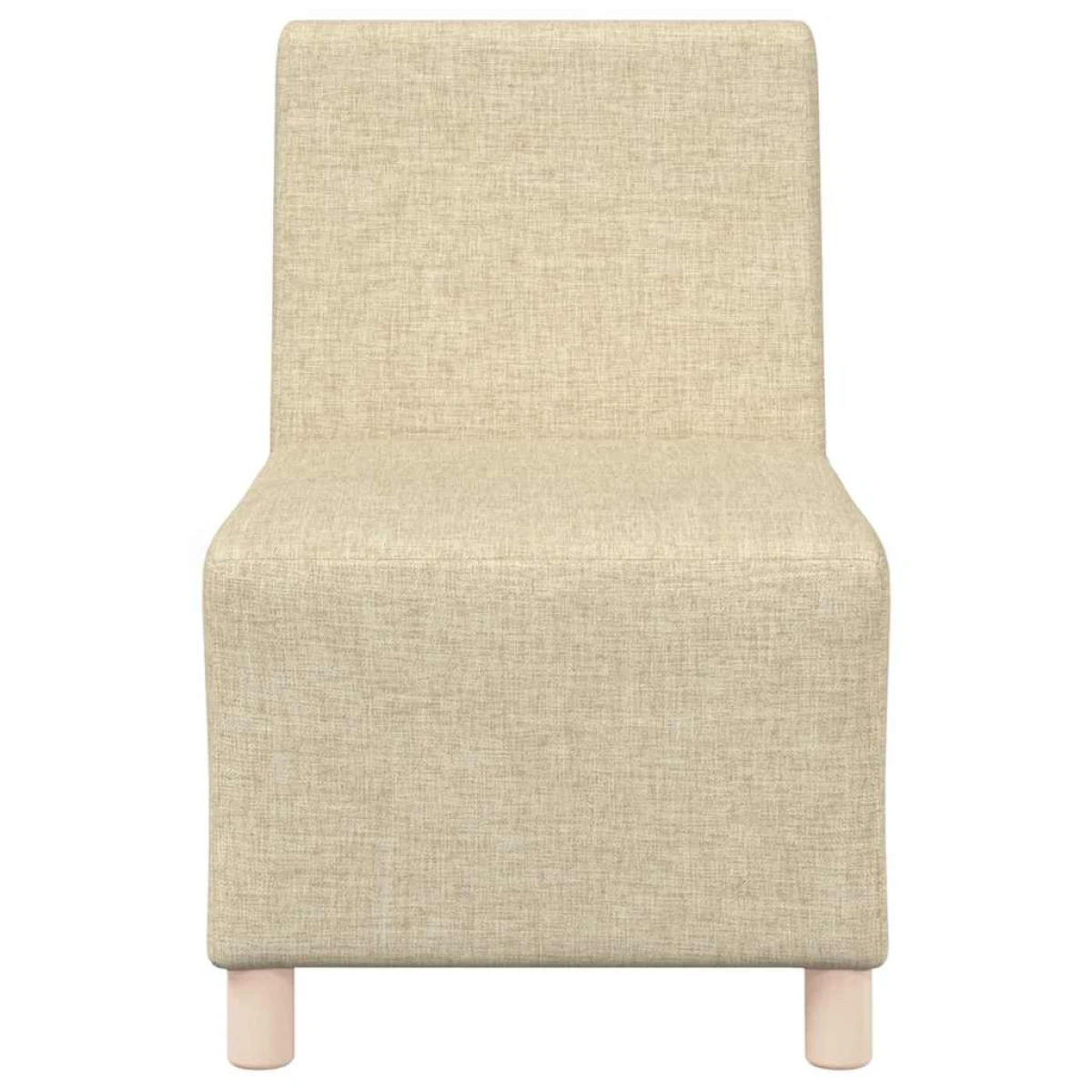 vidaXL VidaXL Modular Sofa Unit 55x74x82 Armless Cream Living Room - Sofa