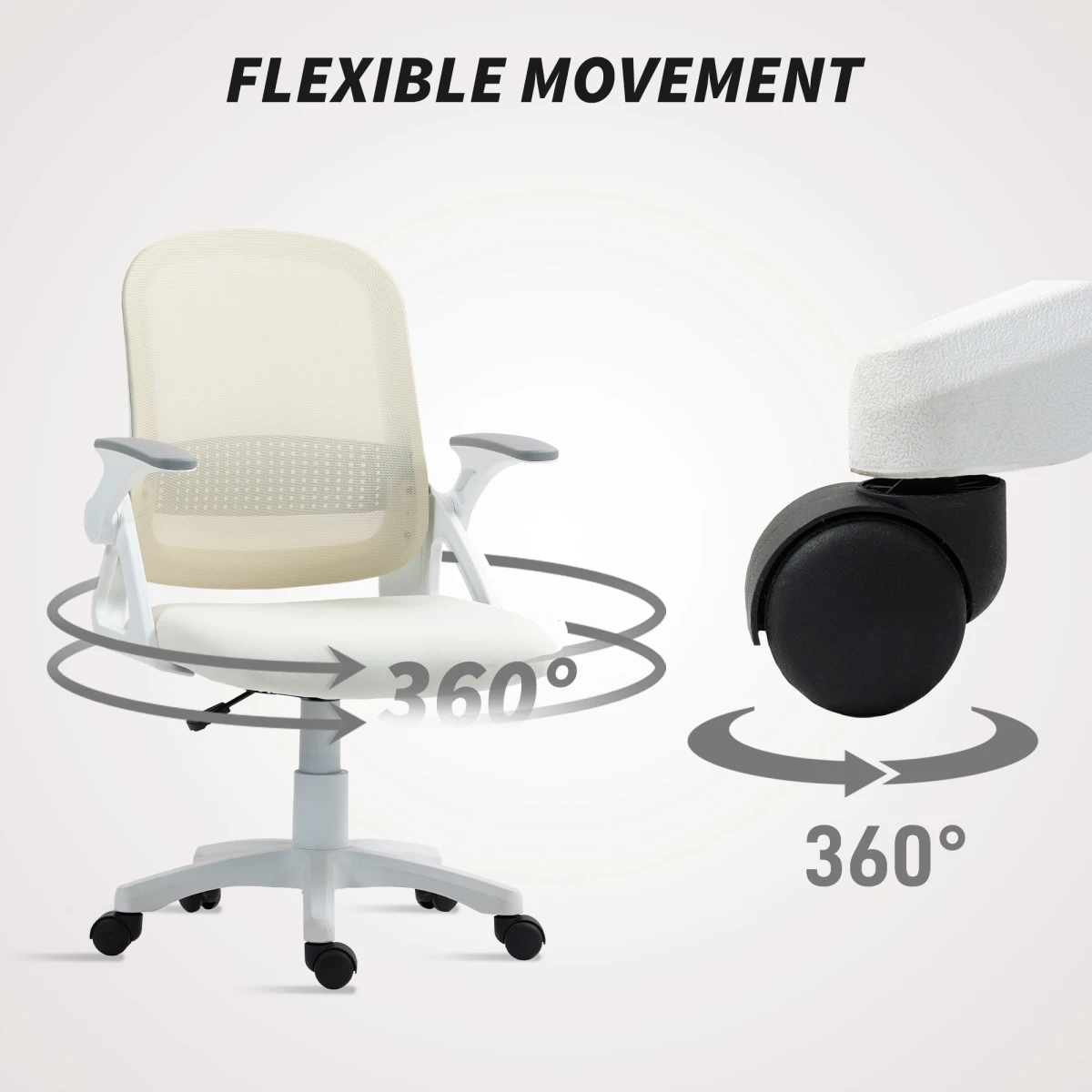 Quality Mesh Office Chair Height FlipArm Home by N/A