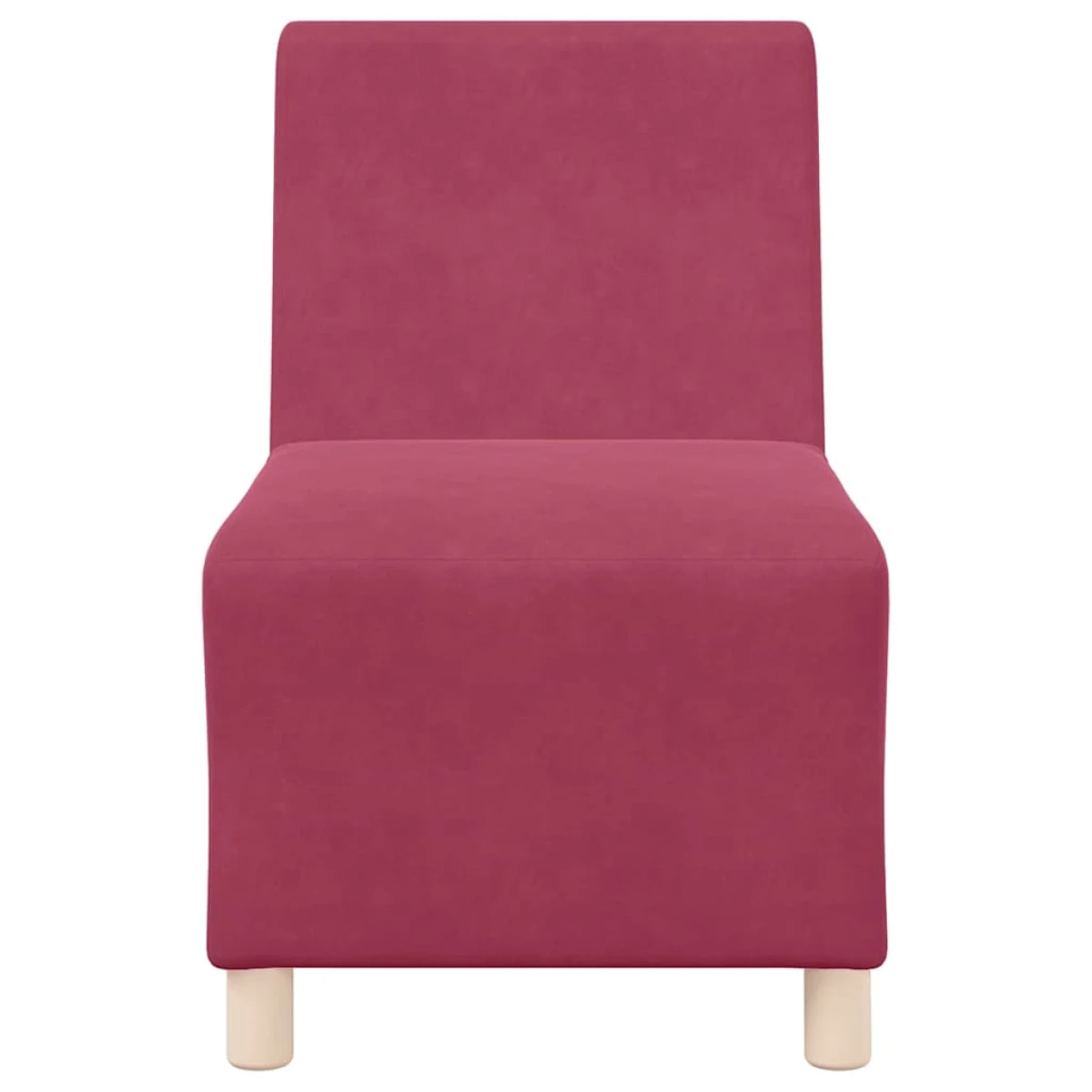 VidaXL Armless Modular Sofa 55x74x82 Velvet Lounge by vidaXL