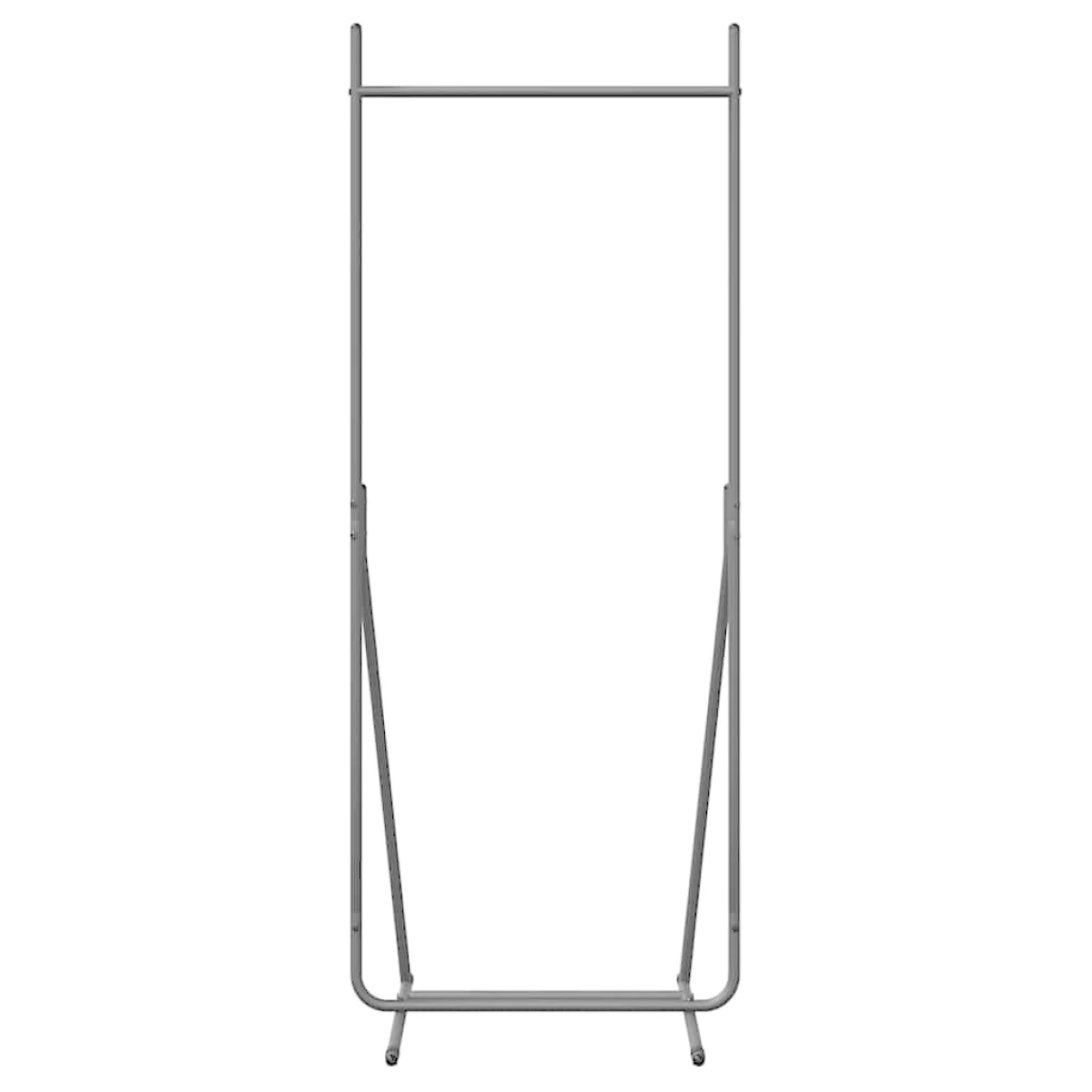VidaXL Clothes Rack 62 x 48 x 158 cm Steel Minimalist Modern Wardrobe Organizer For Home by vidaXL