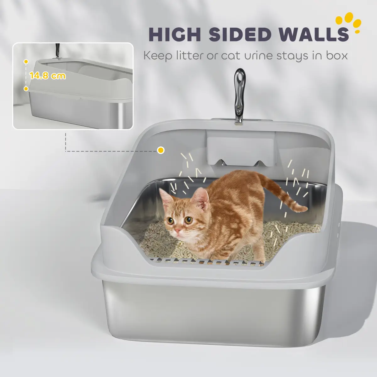 N/A Cat Litter Box - Cat Litter