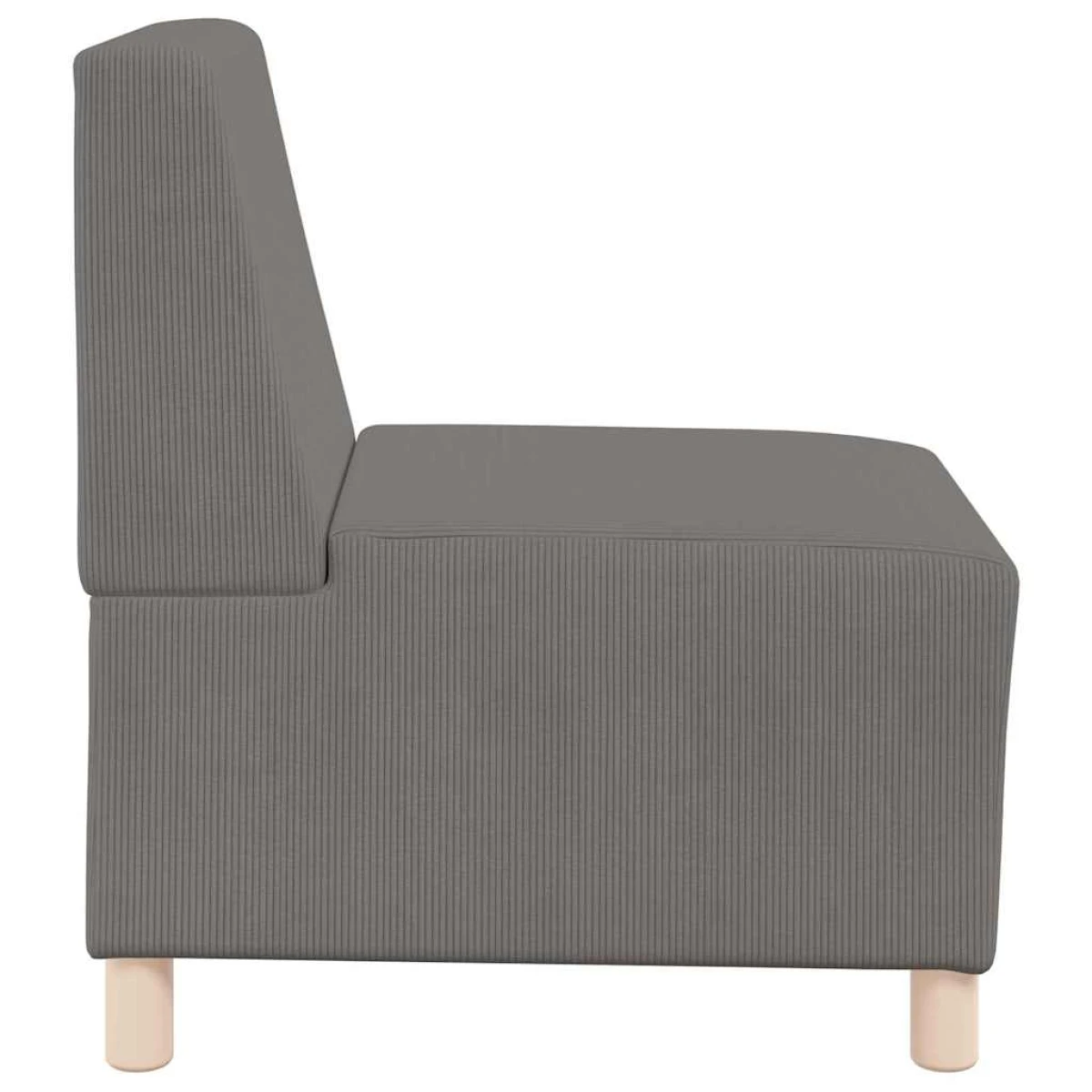 VidaXL Armless Modular Sofa 55x74x82 cm Corduroy Home by vidaXL