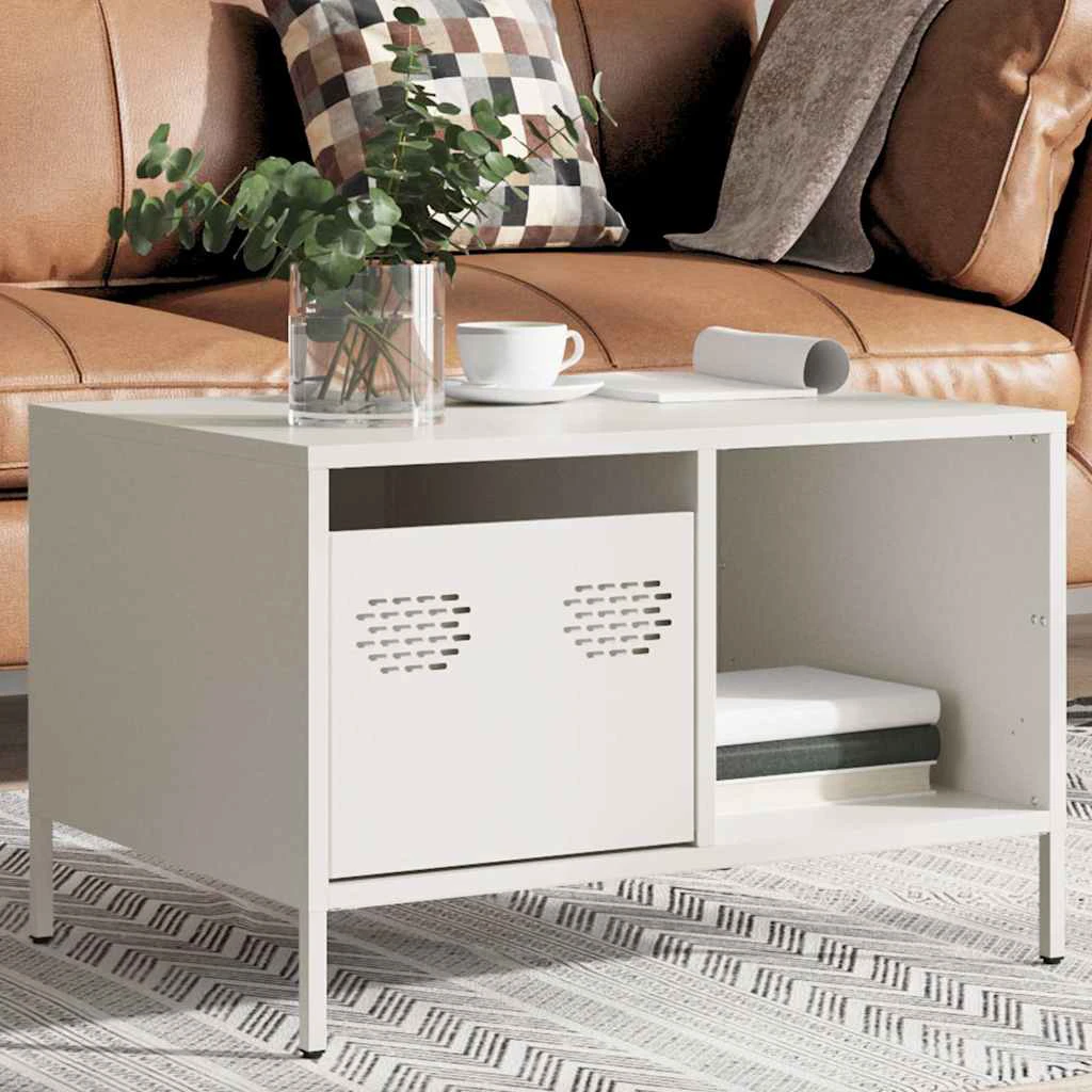 vidaXL VidaXL CoffeeTable 68.5x50x43.5 Cold Rolled Steel - Coffee Table