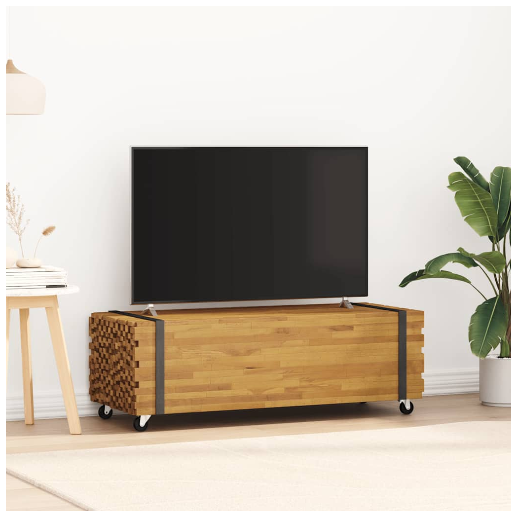vidaXL VidaXL Coffee Table 110x45x35 cm Solid Teak Wood for Living Room and Entertainment Area - Coffee Table