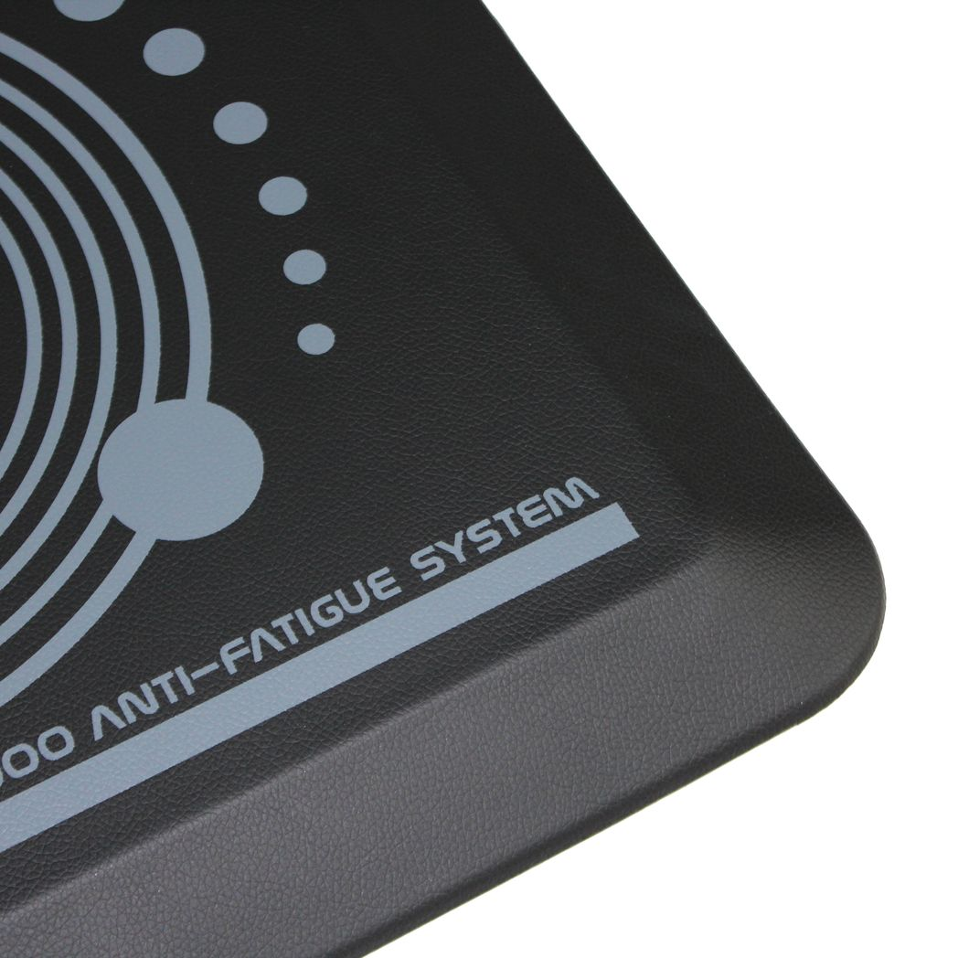 Floortex® AFS-TEX® 2000 Black Active Anti-Fatigue Mat - 50 x 80cm - Rug