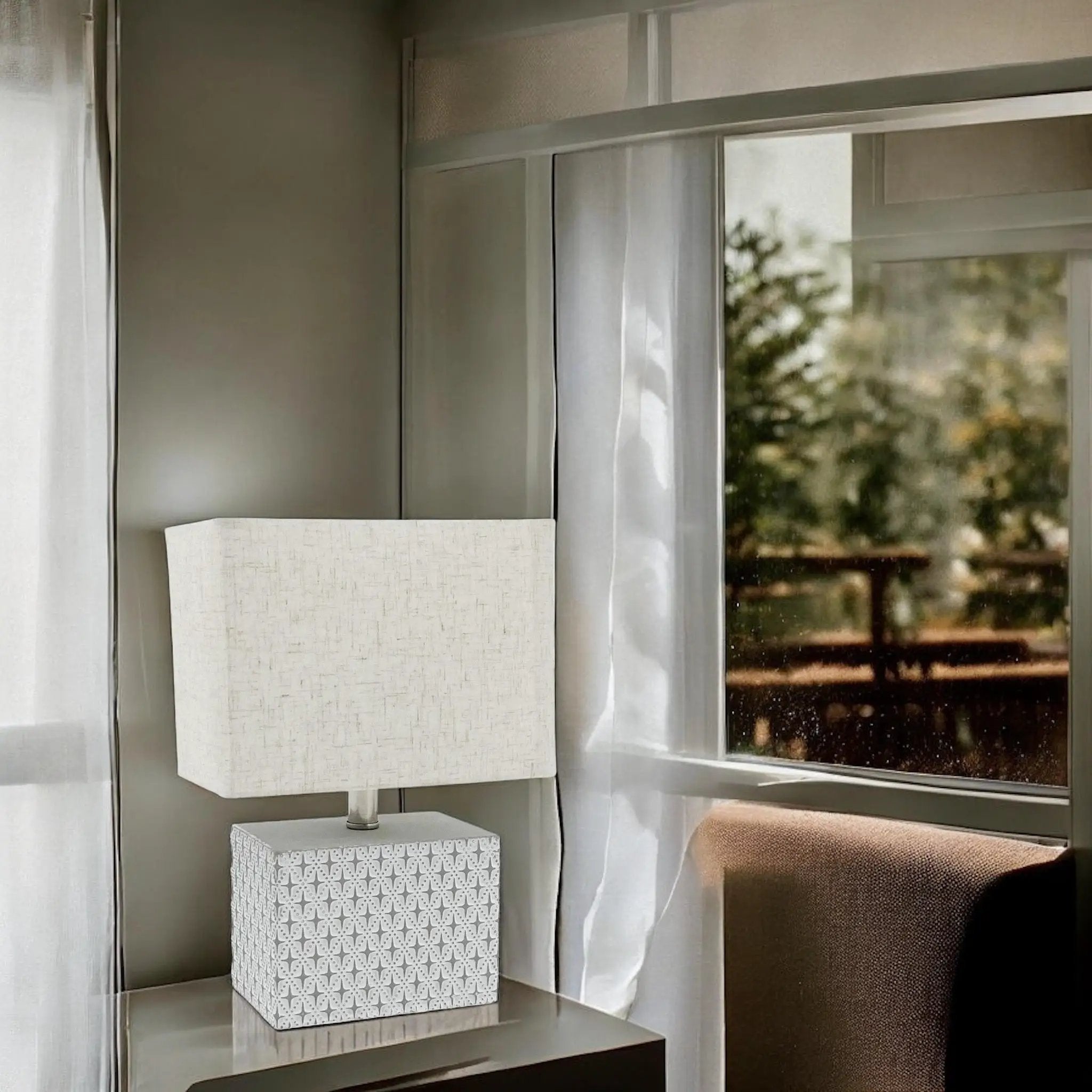 MSL 20CM TABLE LAMP AND SHADE - Lamp