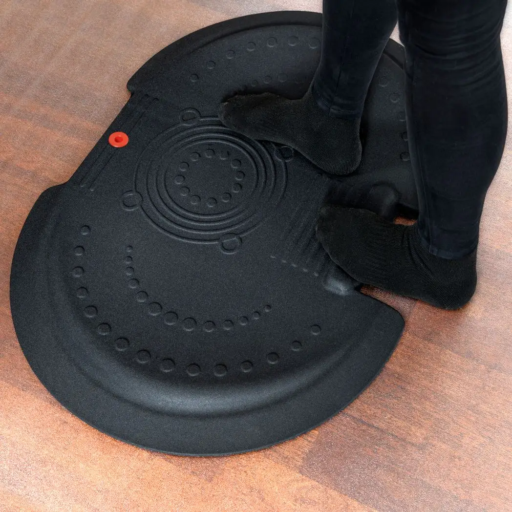 Floortex® AFS-TEX® 5000X Black Active Anti-Fatigue Mat - 66 x 90cm - Rug