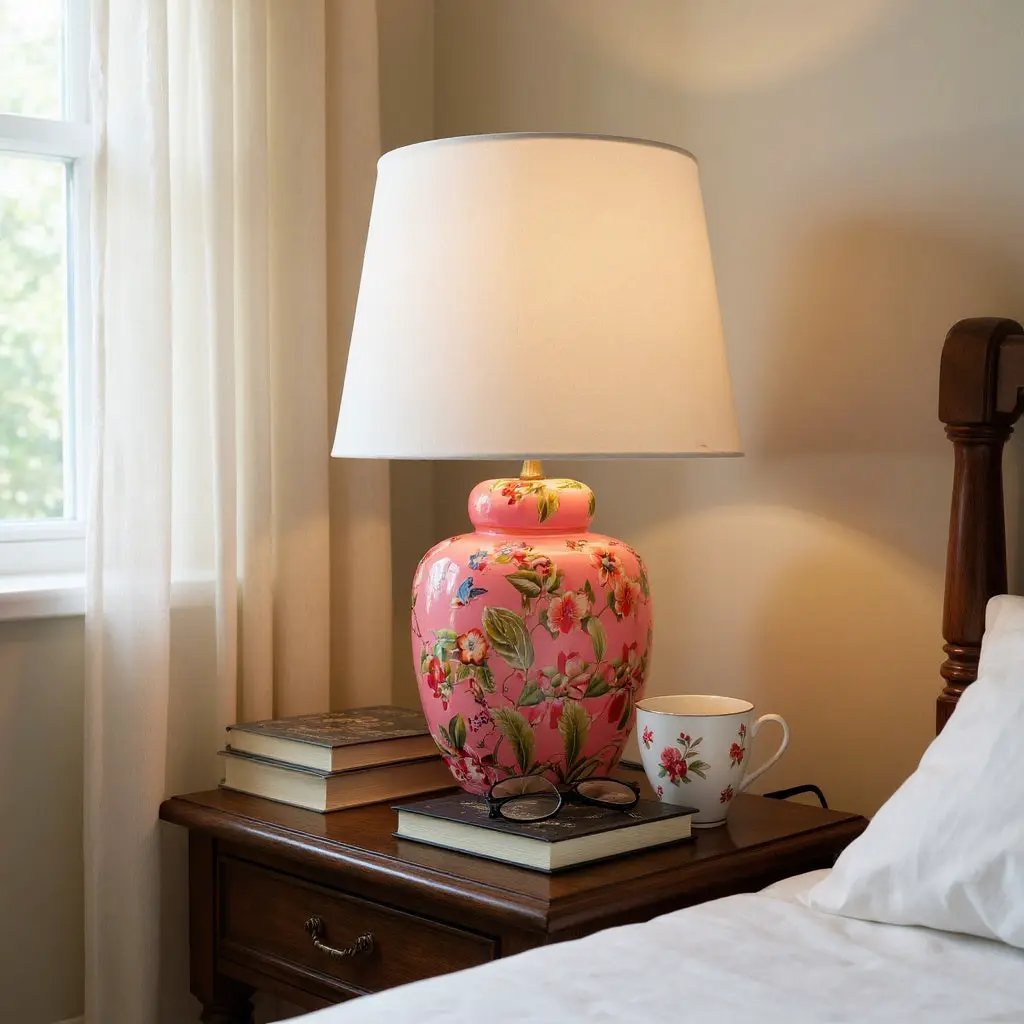 MSL 41CM CERAMIC TABLE LAMP - Lamp