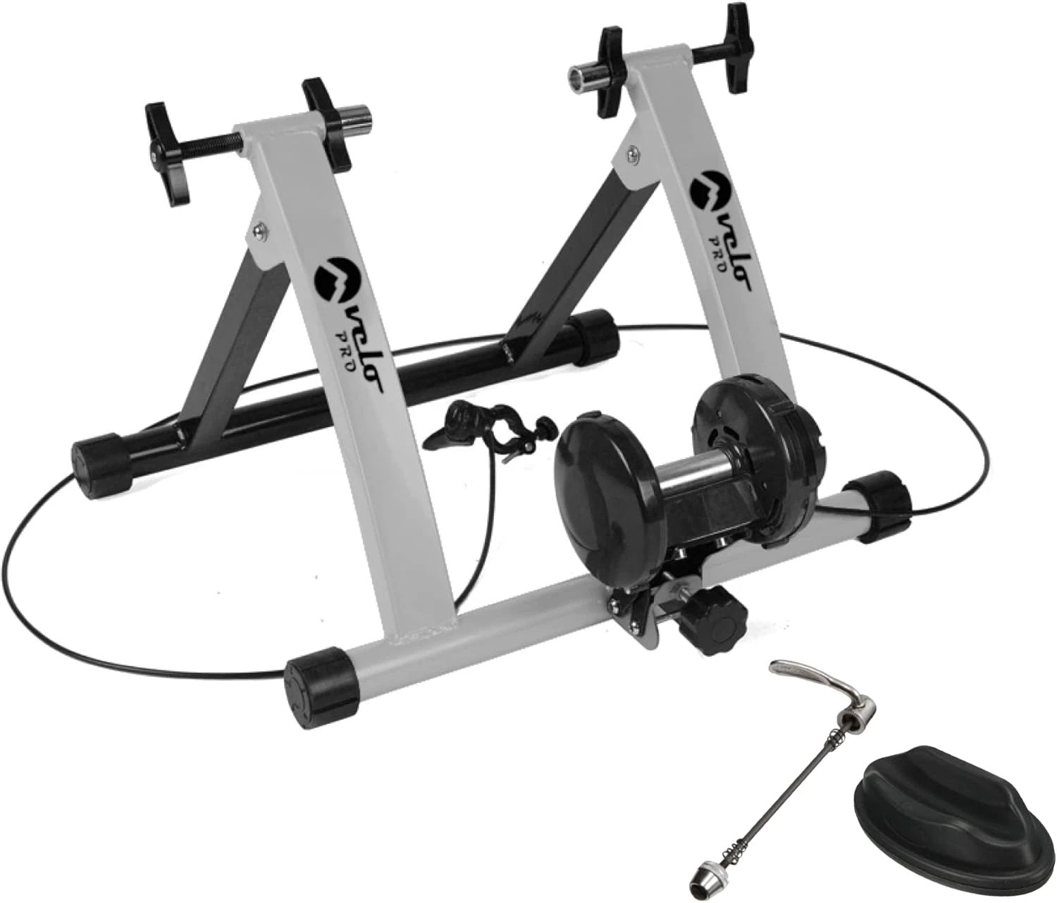 Velo Pro Silver Magnetic Turbo Trainer by Monster Shop
