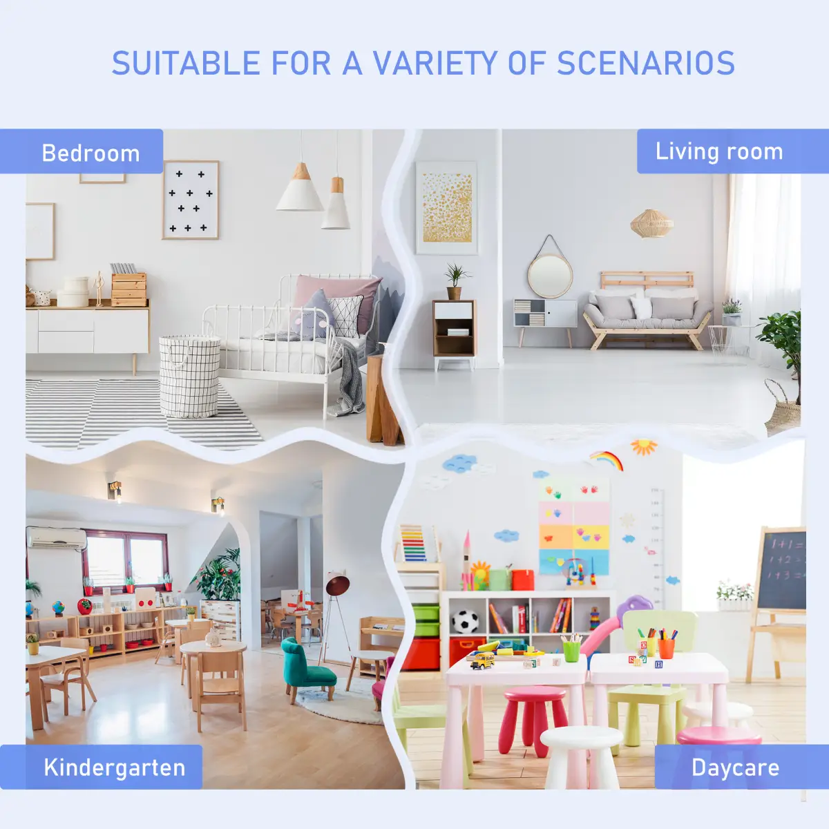 Unbranded 4-Piece Set Kids Wood Table Chair Bench Storage Function for 3 Years+ HOMCOM - Garden Set