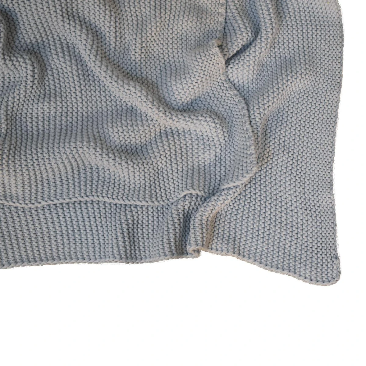 Artisan Furniture Double Knit Throw 200x150cm Soft Blue Cozy by Artisan Furniture