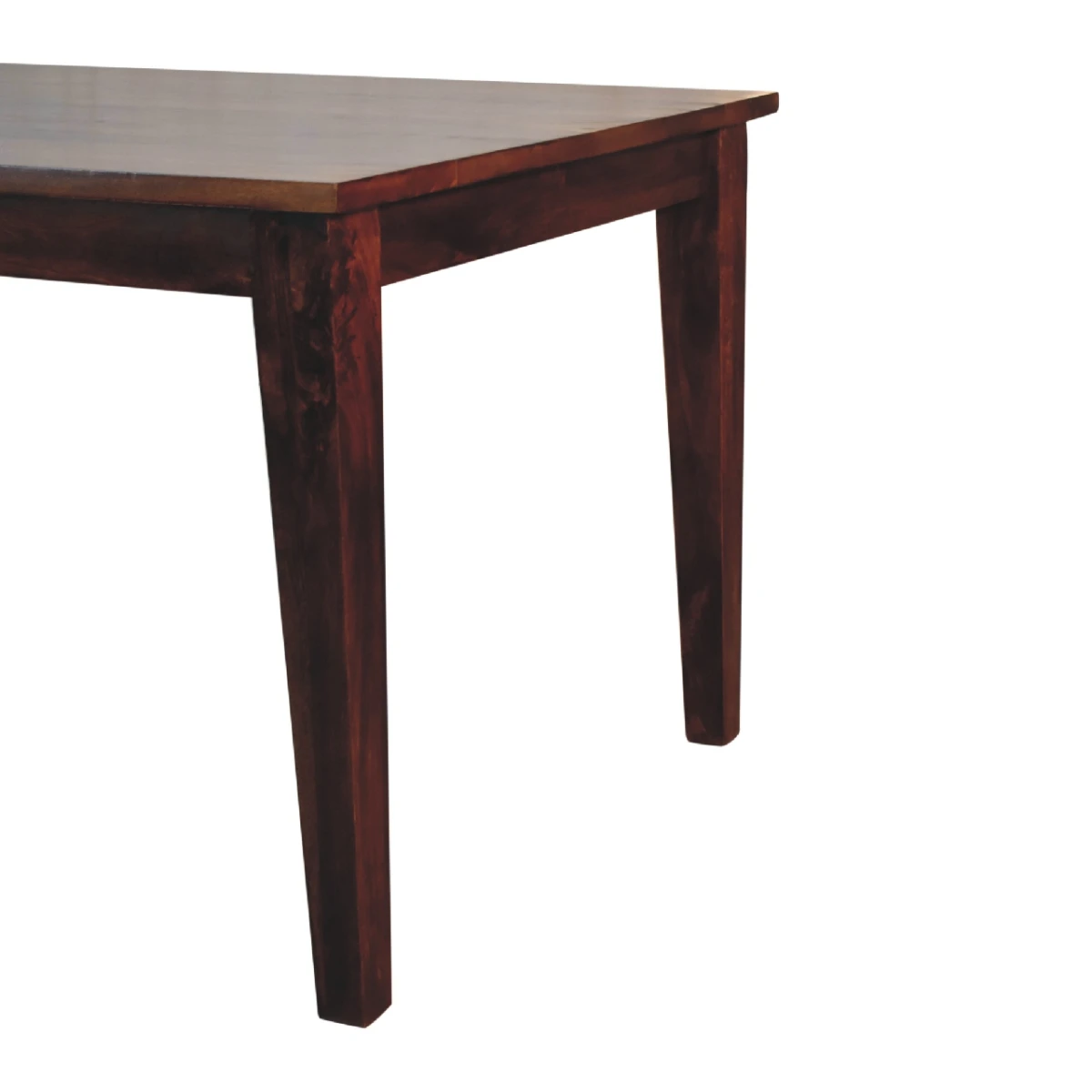 Artisan Dining Table 6ft Solid Mango Chestnut Finish Family by Artisan Furniture