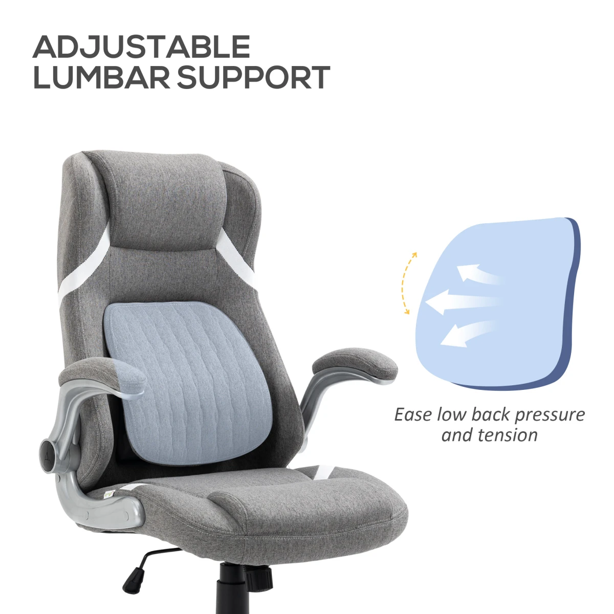 Vinsetto Vinsetto Office Chair 44-52cm Tilt Home Office - Office Chair