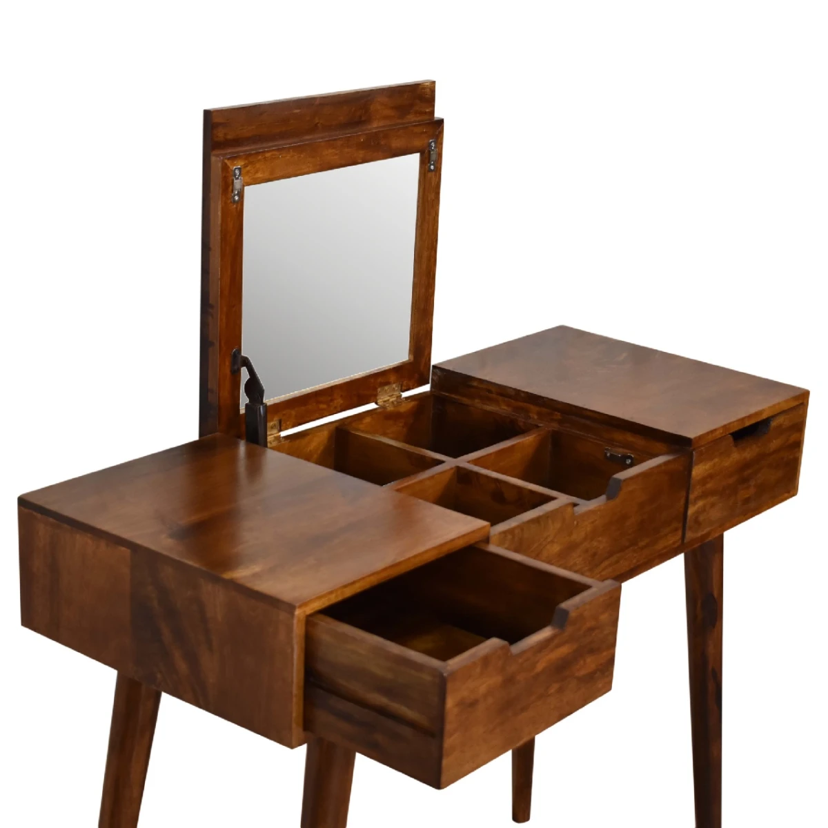 Artisan Mango Wood Foldable Dressing Table by Artisan Furniture