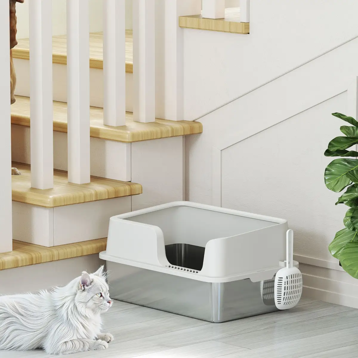 N/A Cat Litter Box - Cat Litter
