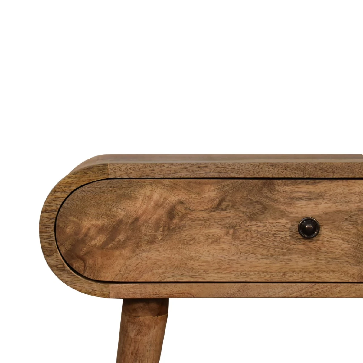 Artisan Furniture Artisan Console Table Mini Mango Wood Round Entry - Console Table