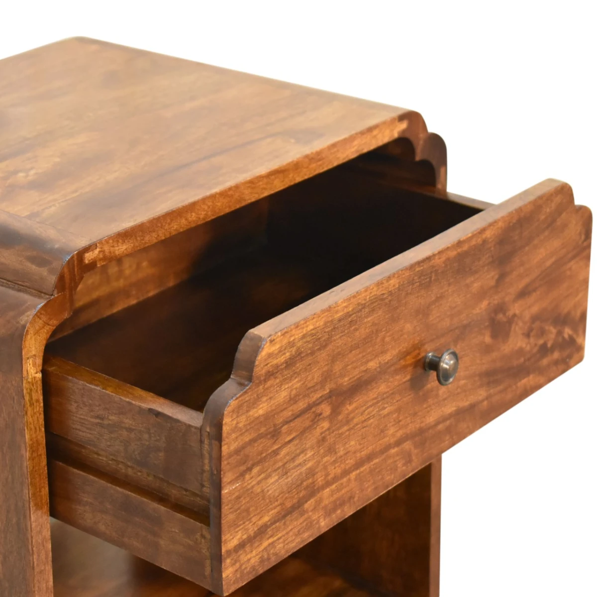 Artisan Furniture Artisan Furniture Bedside Table Solid Wood Drawer And Shelf For Bedroom Storage Solutions - Bedside Table