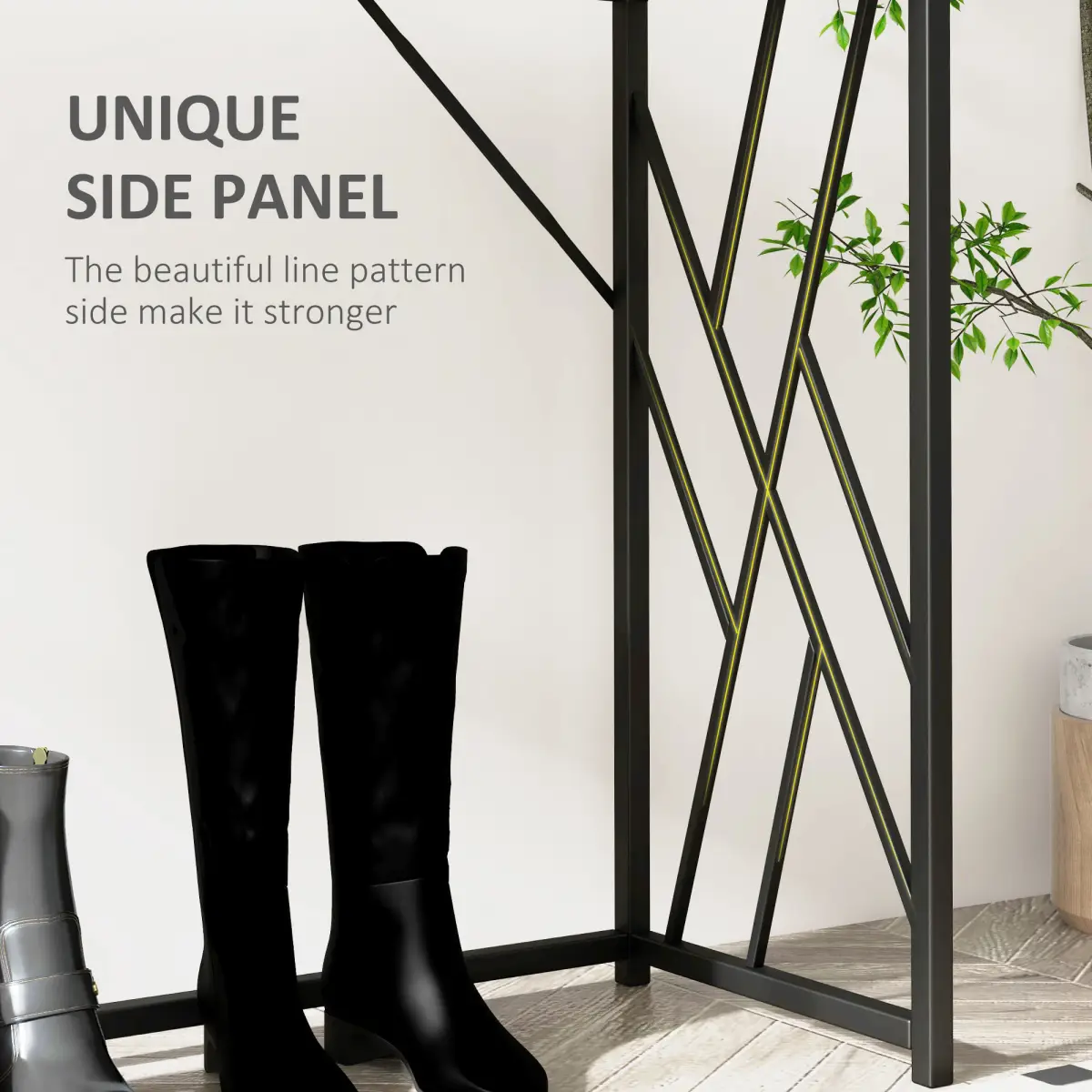 Unbranded Vintage Sofa Table, Metal Frame Console Table for Hallway Living Room - Console Table