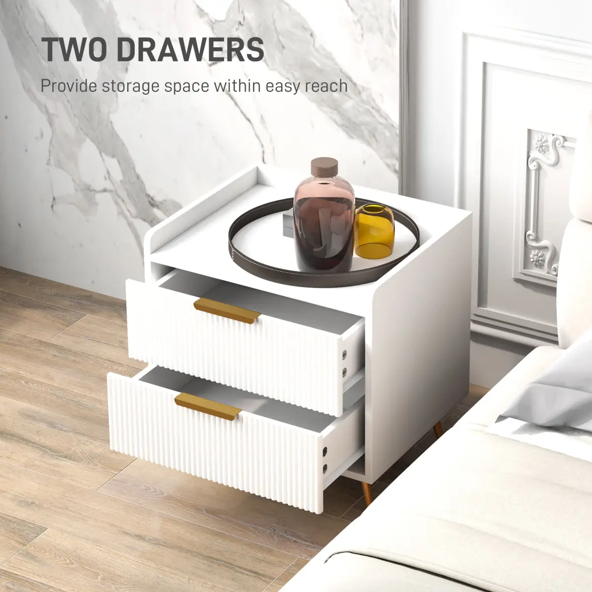 N/A Bedside Tables - Bedside Table