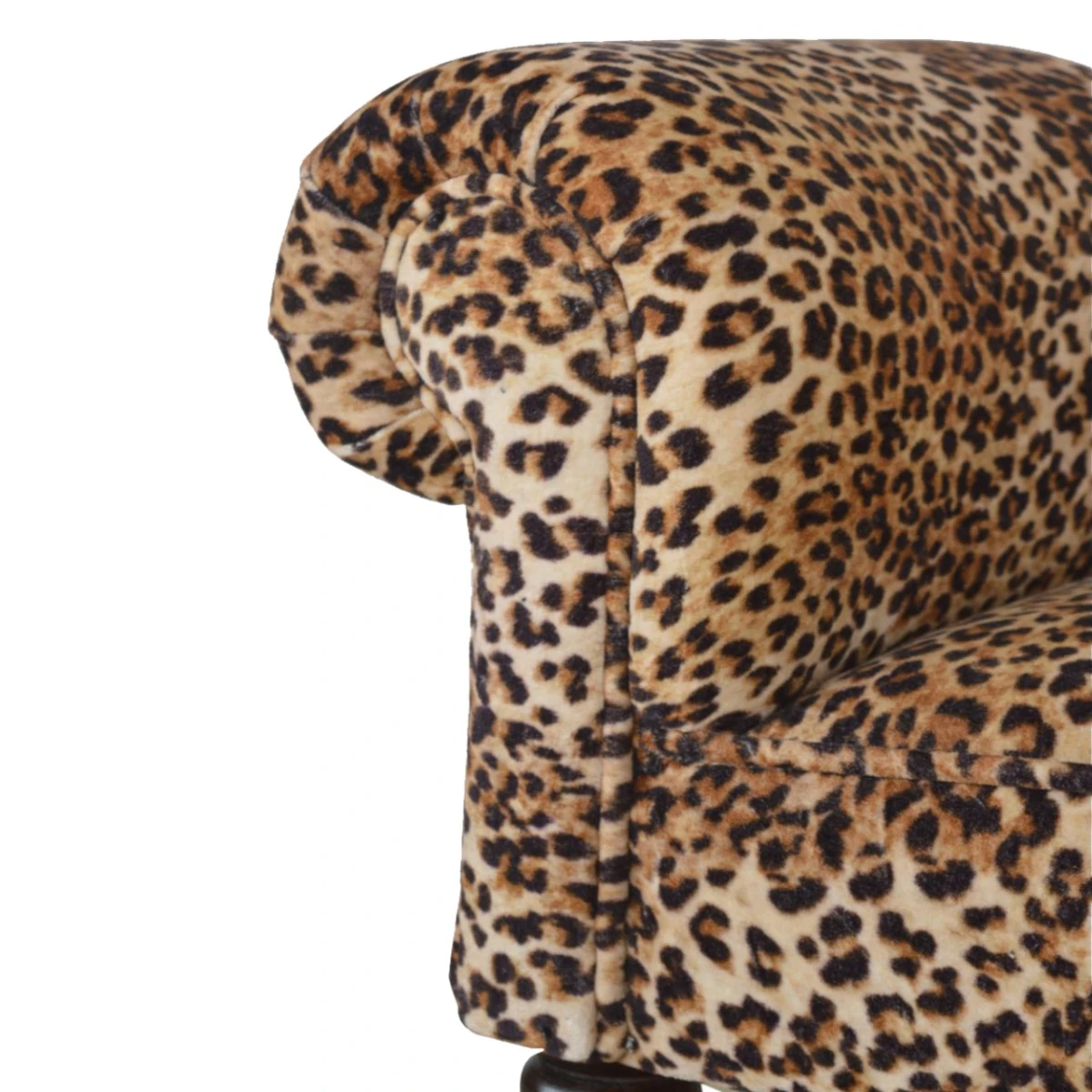 Artisan Furniture Artisan Bench Compact Leopard Velvet Hallway - Bench