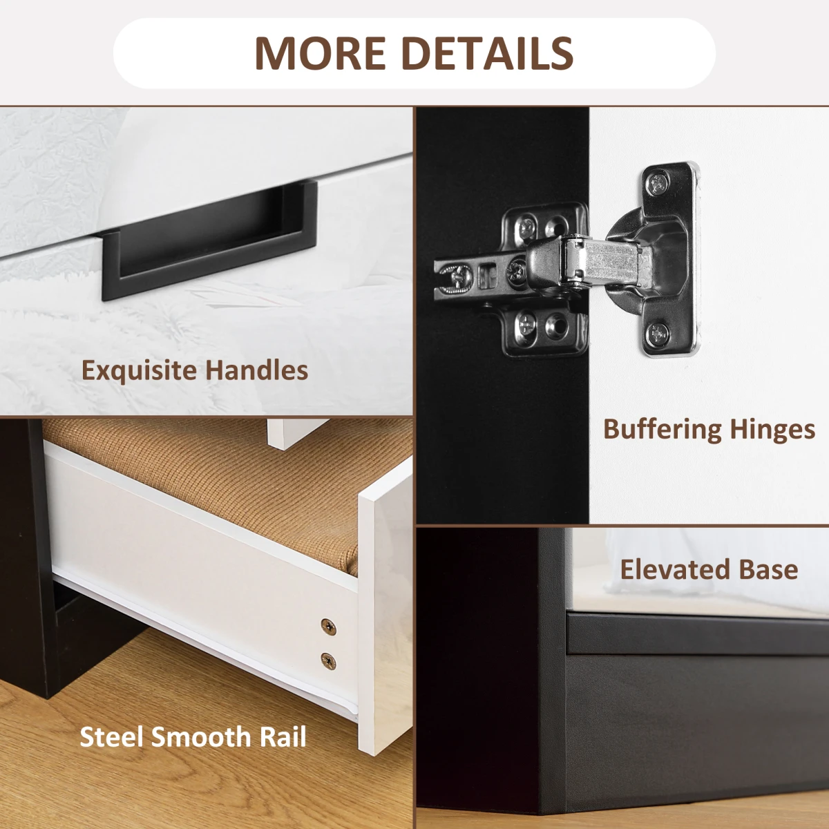Modern Hall Tree With Dresser And 3 Drawers For Bedroom by N/A