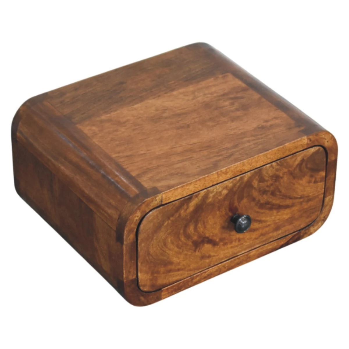 Artisan Furniture Artisan Nightstand Wall Mini Mango Drawer Compact - Bedside Table