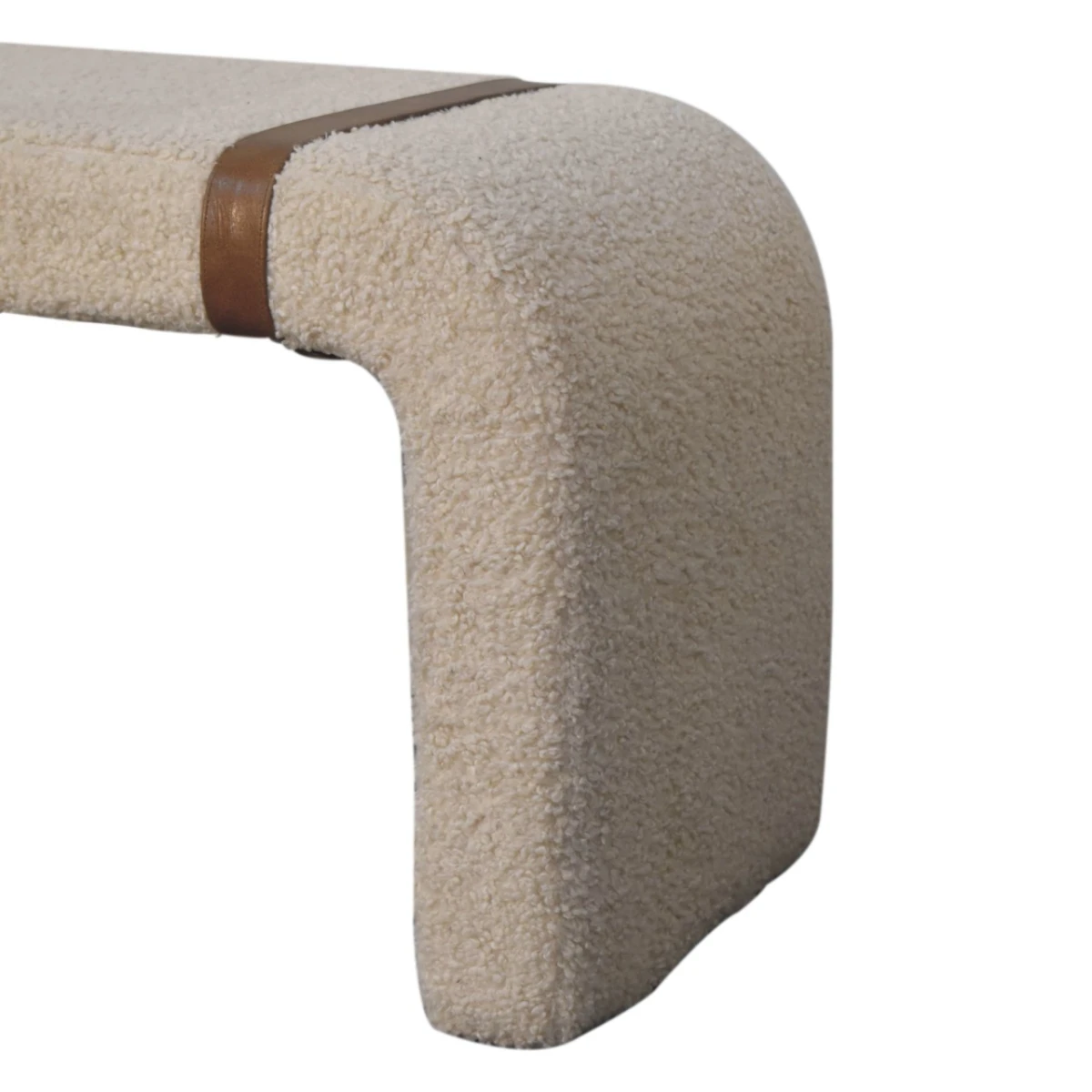 Artisan Furniture Artisan Bench Belted Leather Straps Living Room - Bench