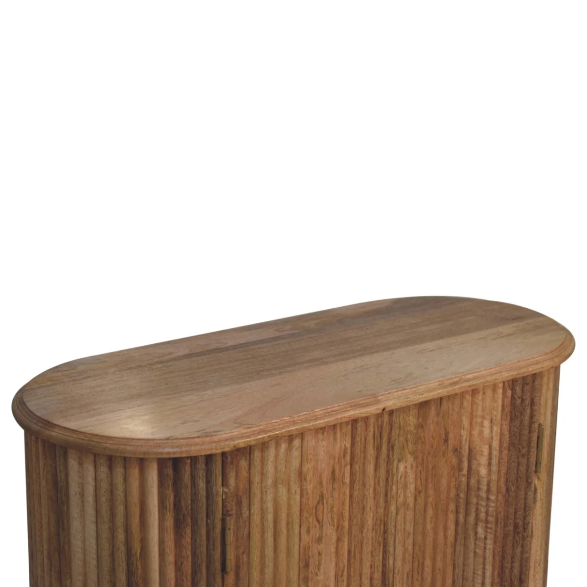 Artisan Nordic Cabinet Tall Mango Wood Solid Brass Knobs Living Room Storage Console Unit by Artisan Furniture