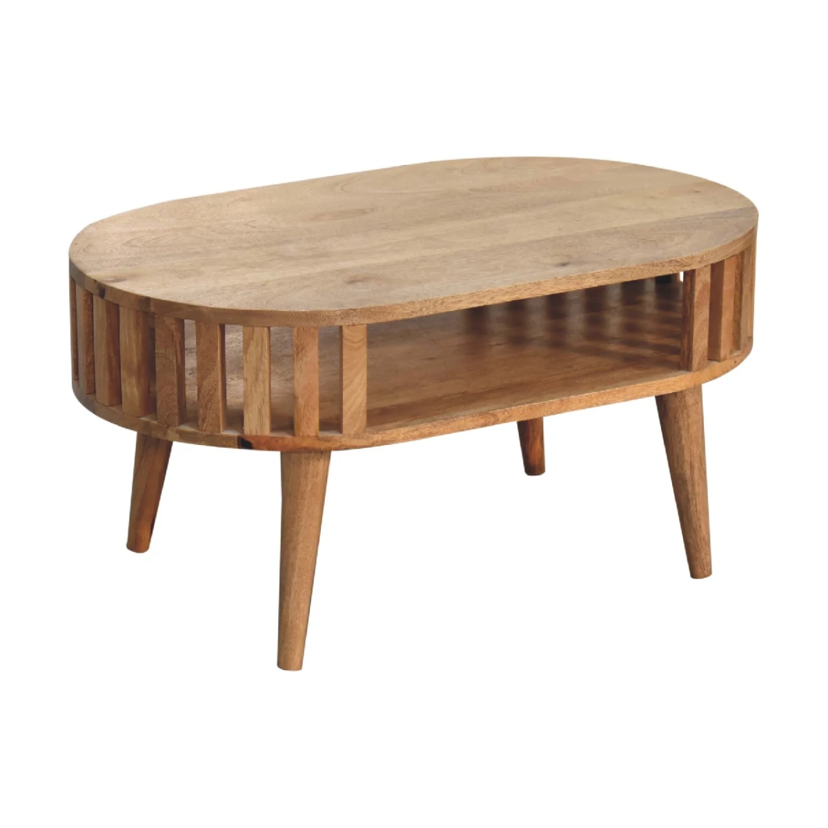 Artisan Furniture Ariella Coffee Table Oval Solid Mango Living Room - Coffee Table