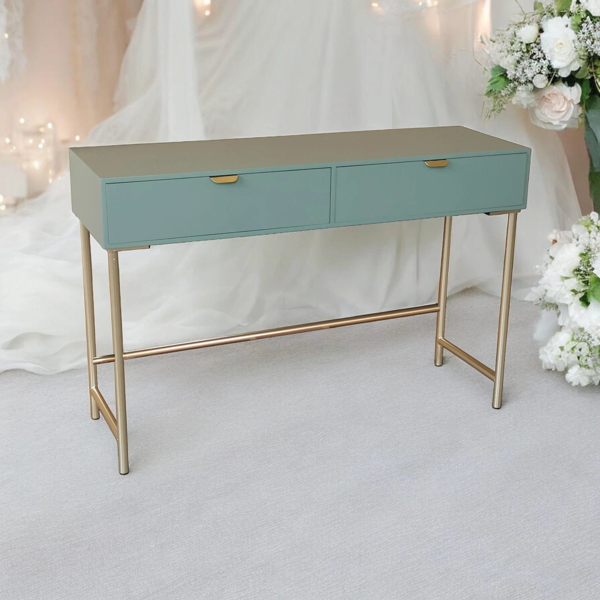 MSL Premium Side Table 120cm Scalloped Edge Bedroom - Chest of Drawers