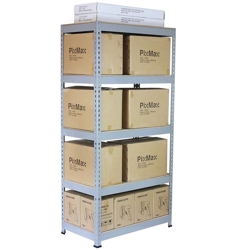Q-Rax Grey Shelving Units - 90cm x 180cm x 50cm by Monster Shop