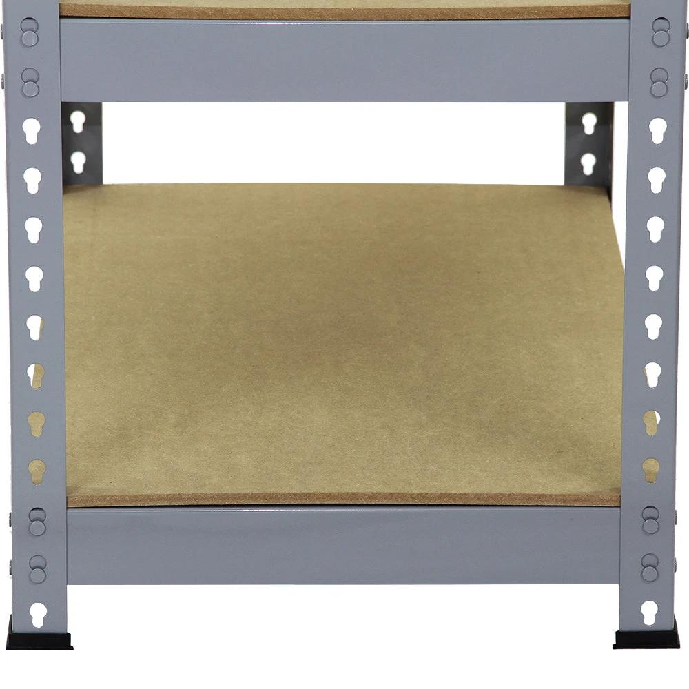 Q-Rax Grey Shelving Units - 90cm x 180cm x 50cm by Monster Shop