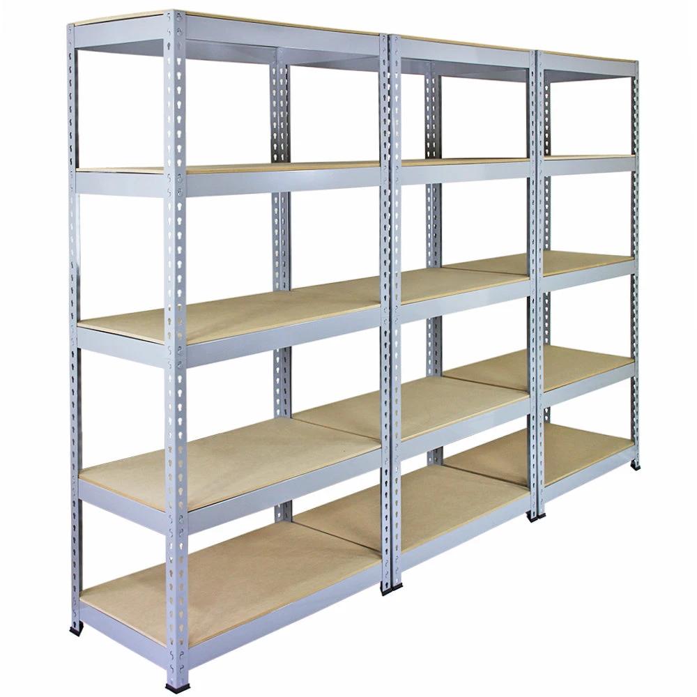 3 x Q-Rax Metal Racking Units 90 x 50 x 180cm Grey by Monster Shop