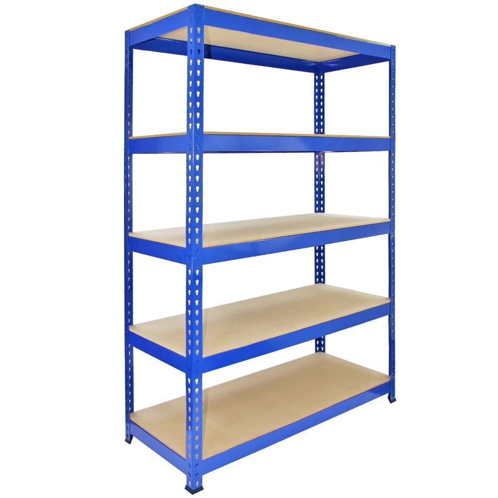 Q-Rax Blue Metal Shelving Units - 120cm x 180cm x 50cm by Monster Shop