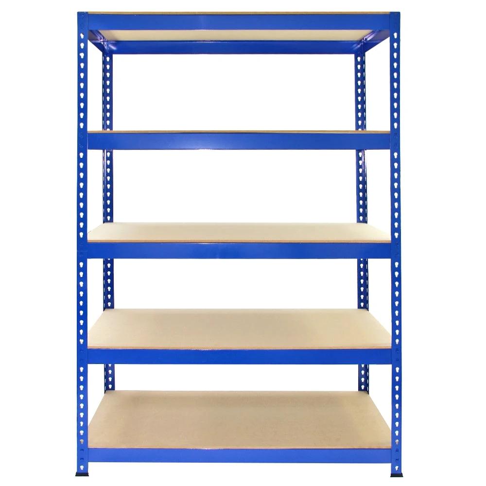 3 x Q-Rax Blue 120 x 50 x 180cm & 2 x Racking Blue 90 x 50 x 180cm by Monster Shop