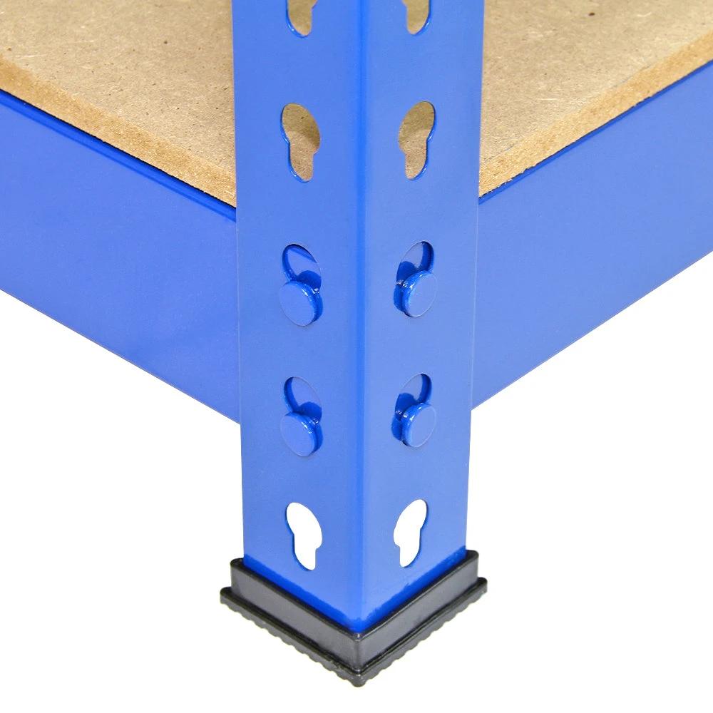 Monster Shop Q-Rax Blue Metal Shelving Units - 120cm x 180cm x 50cm -