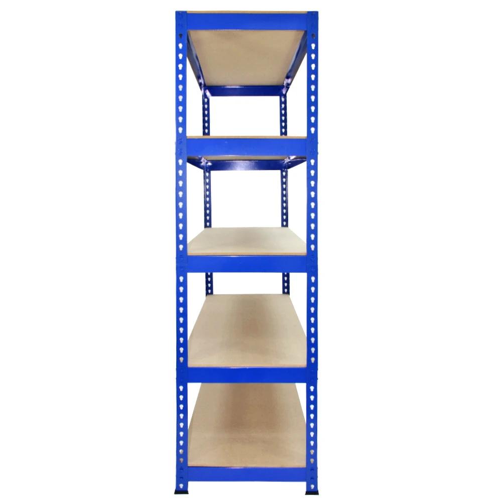 3 x Q-Rax Blue Metal Racking Units 120 x 50 x 180cm by Monster Shop