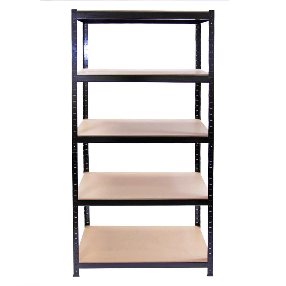 Monster Shop Monster Racking T-Rax Warehouse & Garage Metal Shelving, Black, 90cm W, 45cm D, Set of 10 -