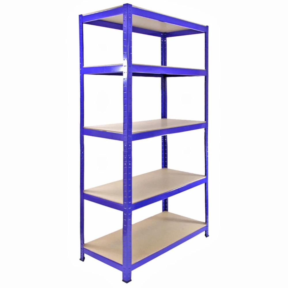 3 x Monster Racking T-Rax Metal Storage Shelves, Blue, 90cm W, 45cm D by Monster Shop