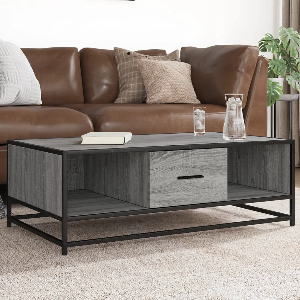 VidaXL Coffee Table 100x57x35 Metal Frame Home by vidaXL