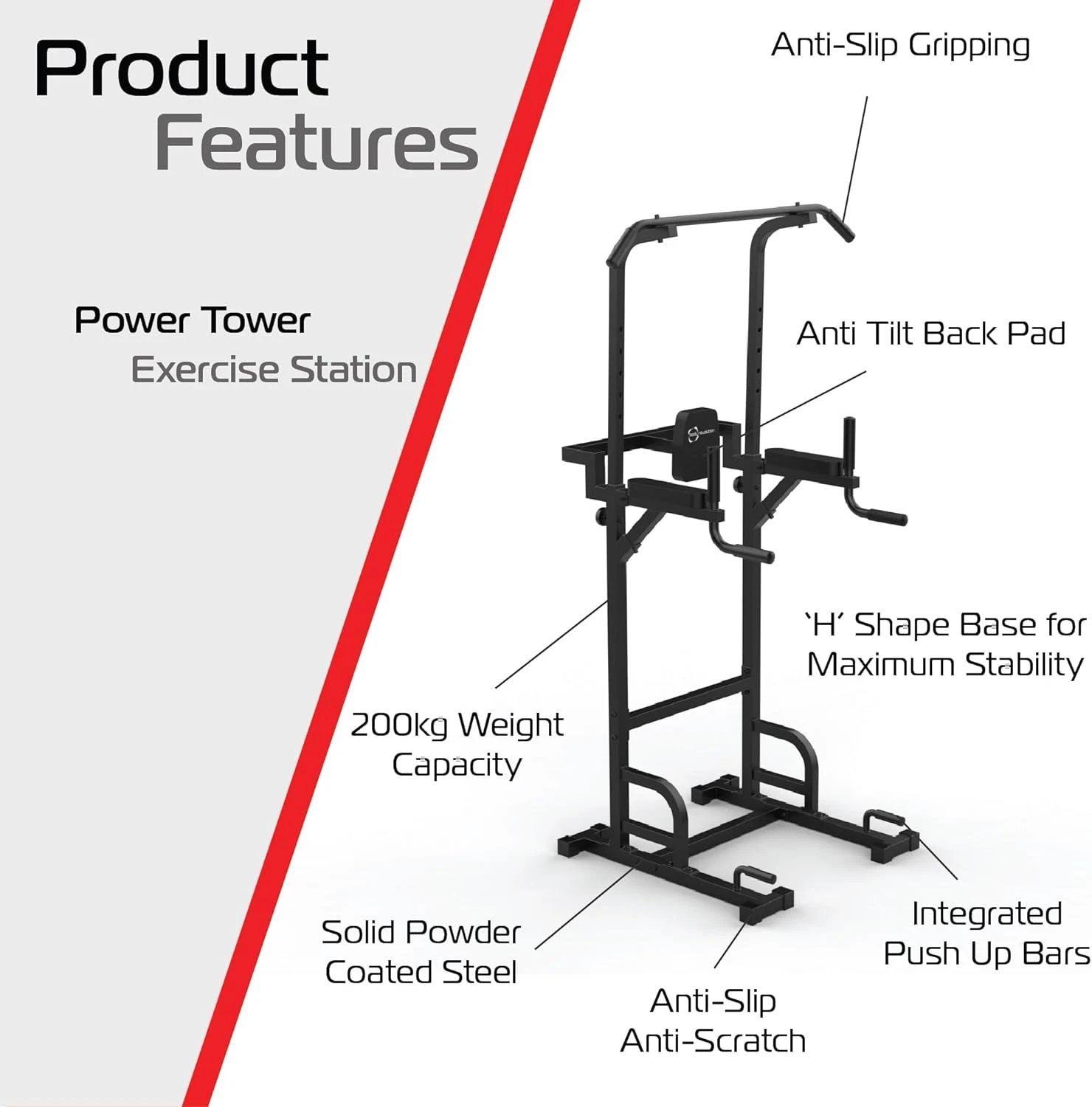 Body Revolution Parallettes/Dip Full Tower by Monster Shop