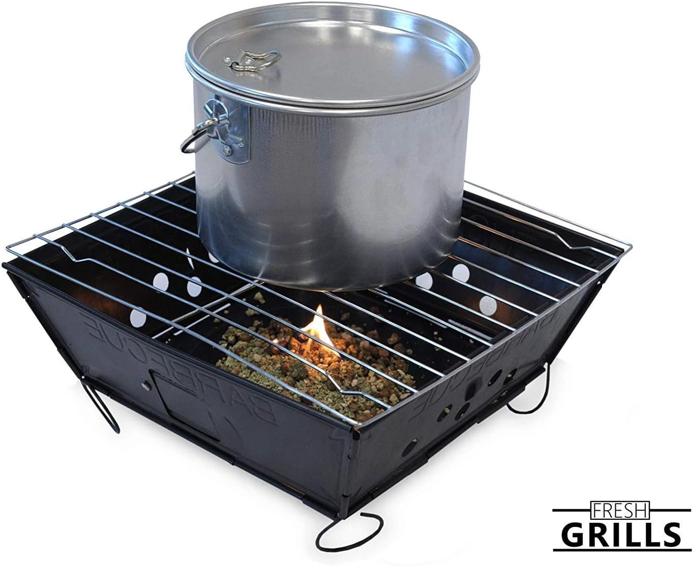 Monster Shop Fresh Grills Small Portable BBQ -