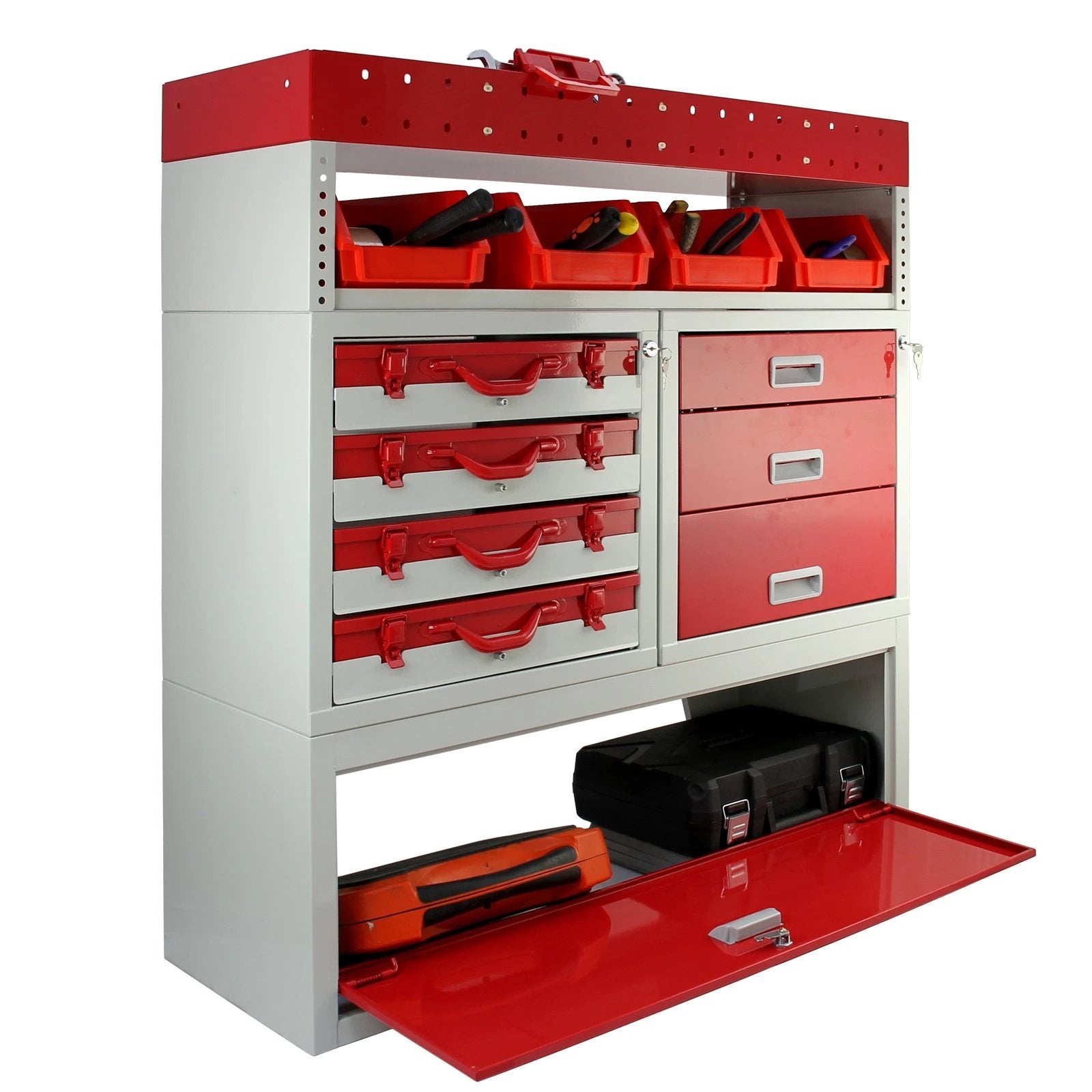 Monster Racking Flame Metal Van Shelving Bundle by Monster Shop