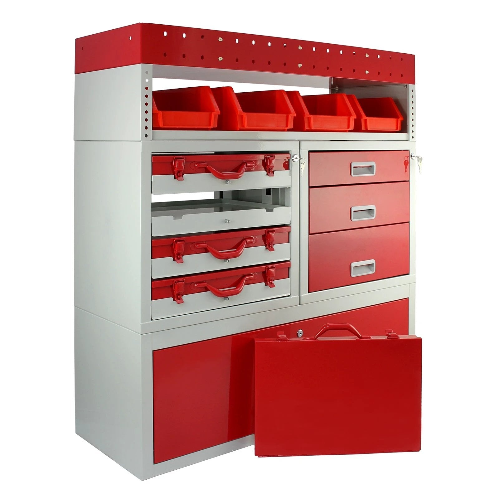 Monster Racking Flame Metal Van Shelving Bundle by Monster Shop