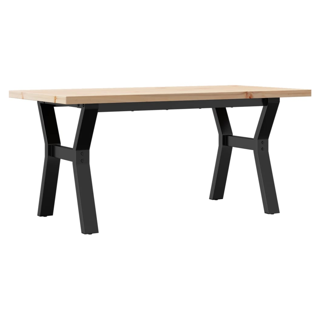VidaXL Y-Frame Table 100x50x45.5 Pine Living Room by vidaXL