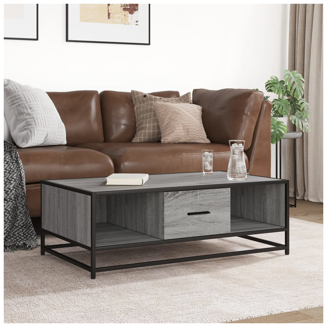 VidaXL Coffee Table 100x57x35 Metal Frame Home by vidaXL