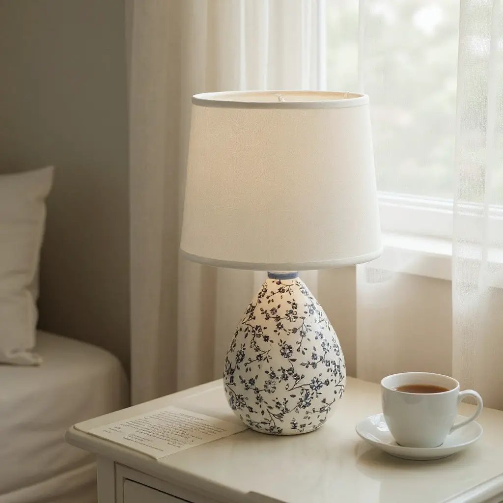MSL 37CM LAMP AND SHADE - Lamp
